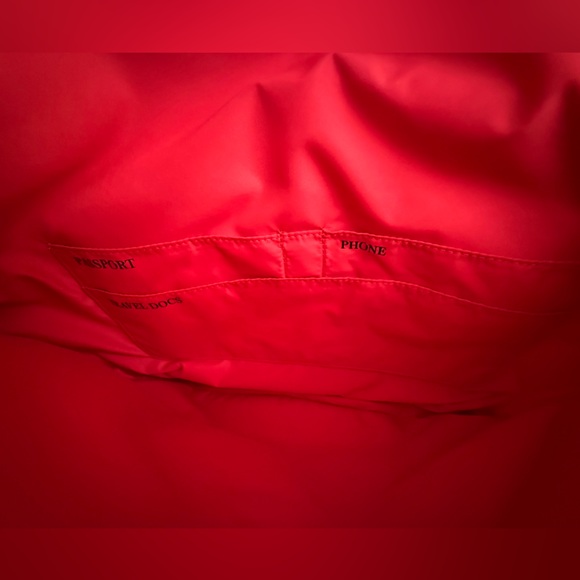 Kate Spade Vibrant Red and Gray Backpack - Picture 9 of 13